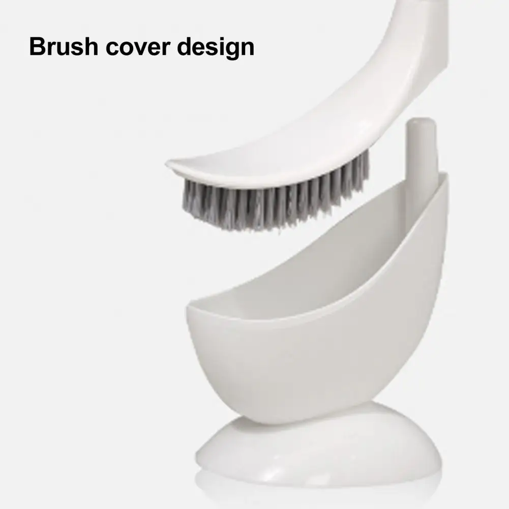 1Pc Toilet Brush Set with Ventilated Base Swan Shape Cleaning Brush for Powerful Scrubbing Bathroom Scrubber Cleaning Tool