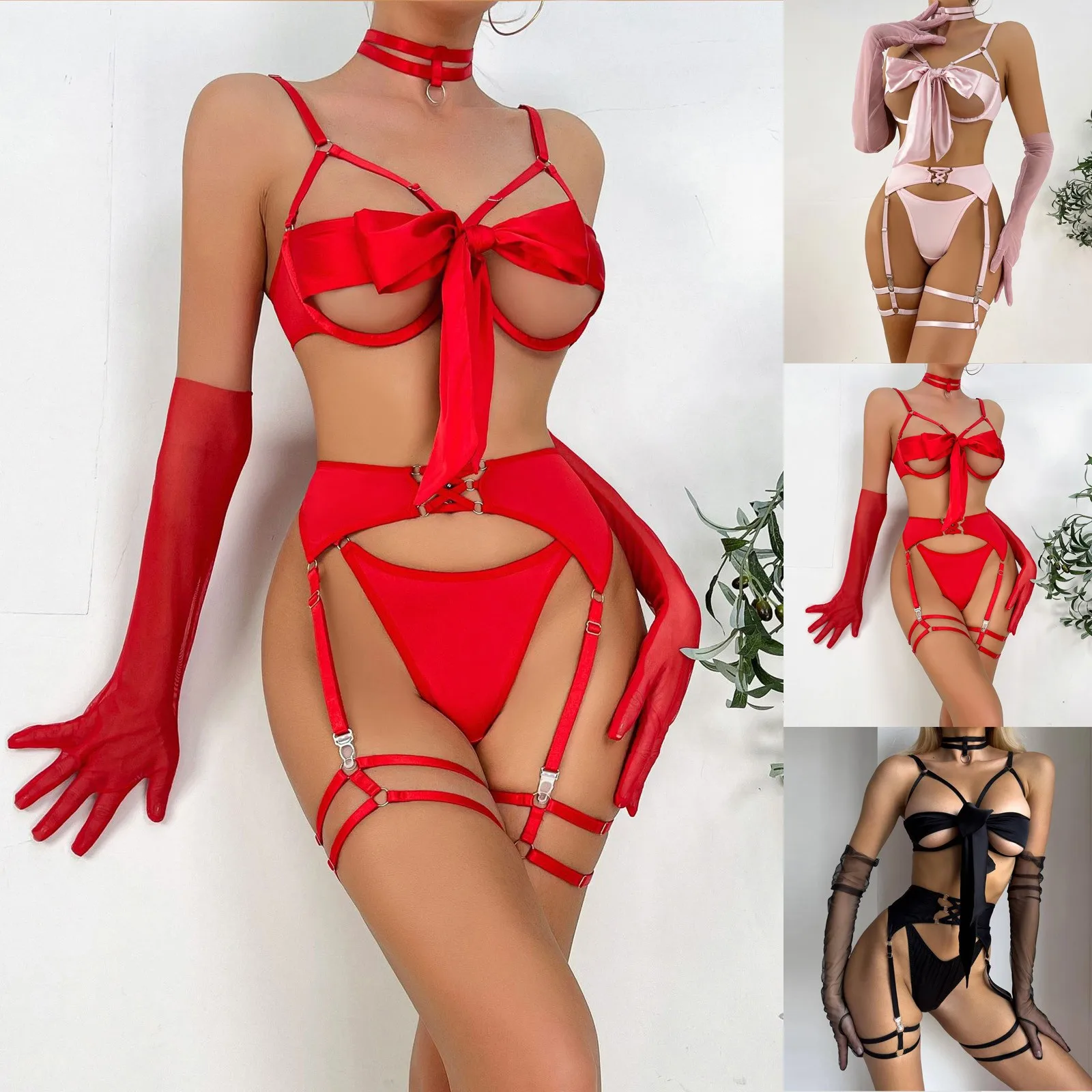 

Women's Fun Underwear Sexy Lace Nightclub Hollow Out Spicy Girl Slim Fit Backless Slim Slim Slim Slim Slim Strap
