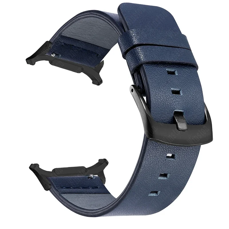 Premium Leather Strap for Business - No Gaps Design, 47mm Wristband Bracelet