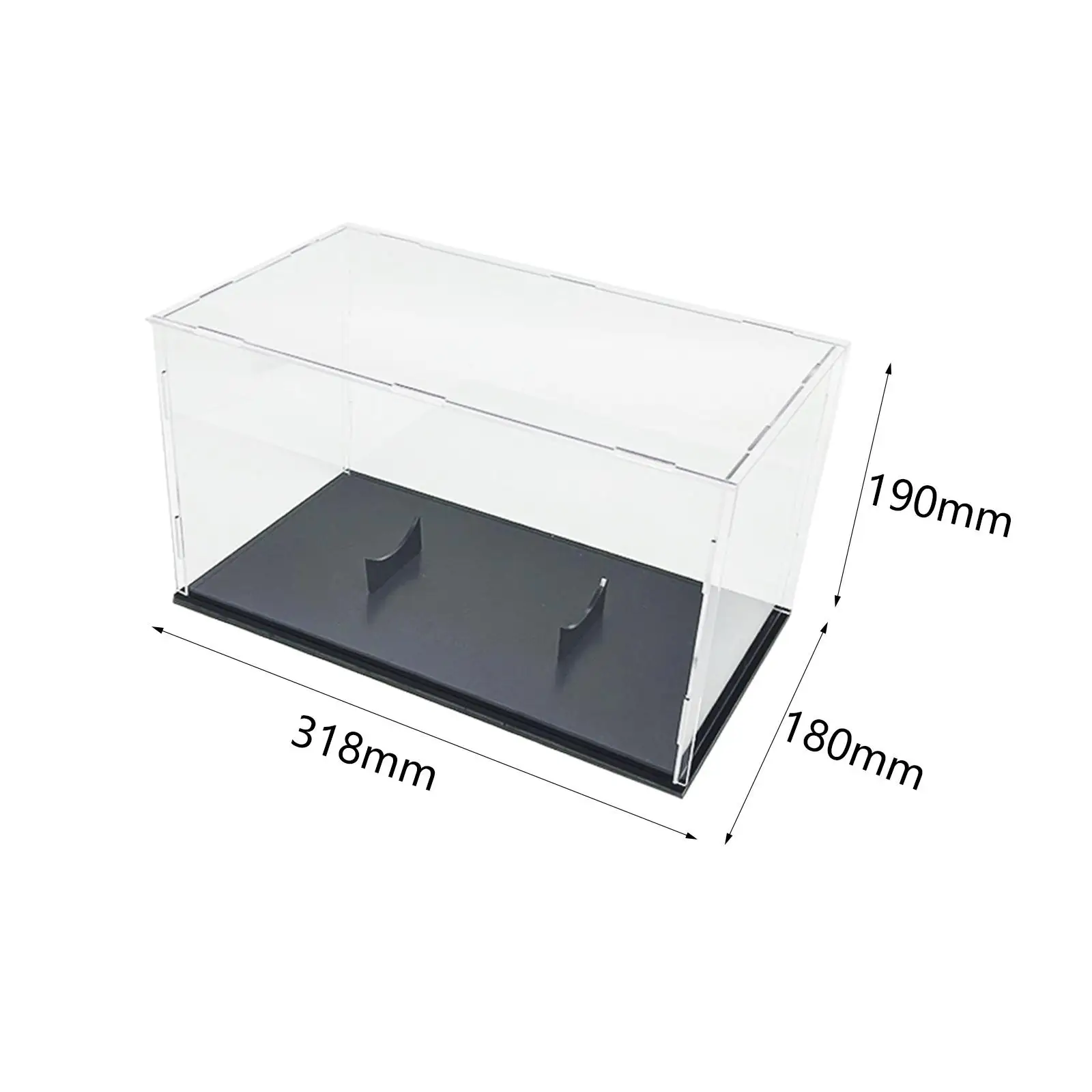 Football Display Case Dustproof Oval Ball Holder Acrylic Display Case for Souvenir Art Craft Collectibles Figures Volleyball