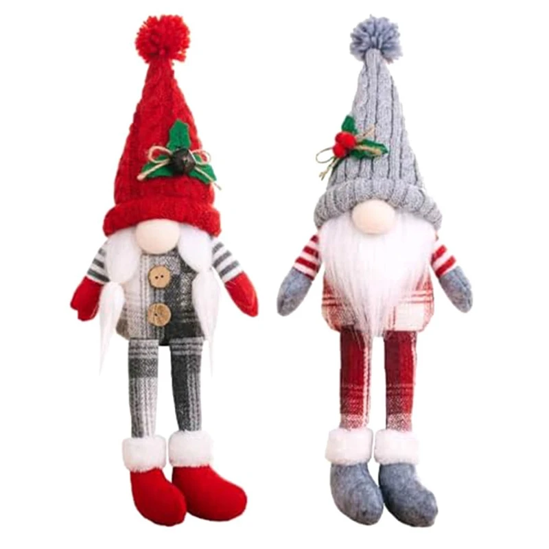 

Gnome Dolls Decoration For Home Dangle Leg Shelf Sitters Scandinavian Tomtes Ornaments Easy To Use 8 X 40Cm