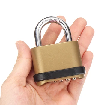 EGFirtor 4 Digitals Code Password Combination Zinc Alloy Lock Padlock Hardware Accessories Waterproof Smart Padlock Security 1