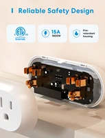 Meross HomeKit 2 In 1 WiFi Dual Smart Plug Outlet US Smart Socket Remote Voice Control Support Alexa Google Home SmartThings - Image 6