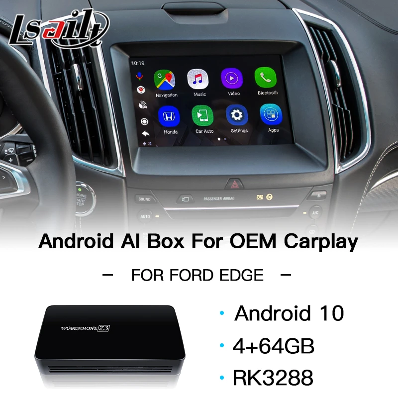 truck gps Android AI Box For Car Have OEM Wired Carplay For Ford Edge Focus Fiesta Kuga F150 Fusion Ranger SYNC3 With Youtube Google gps system for car