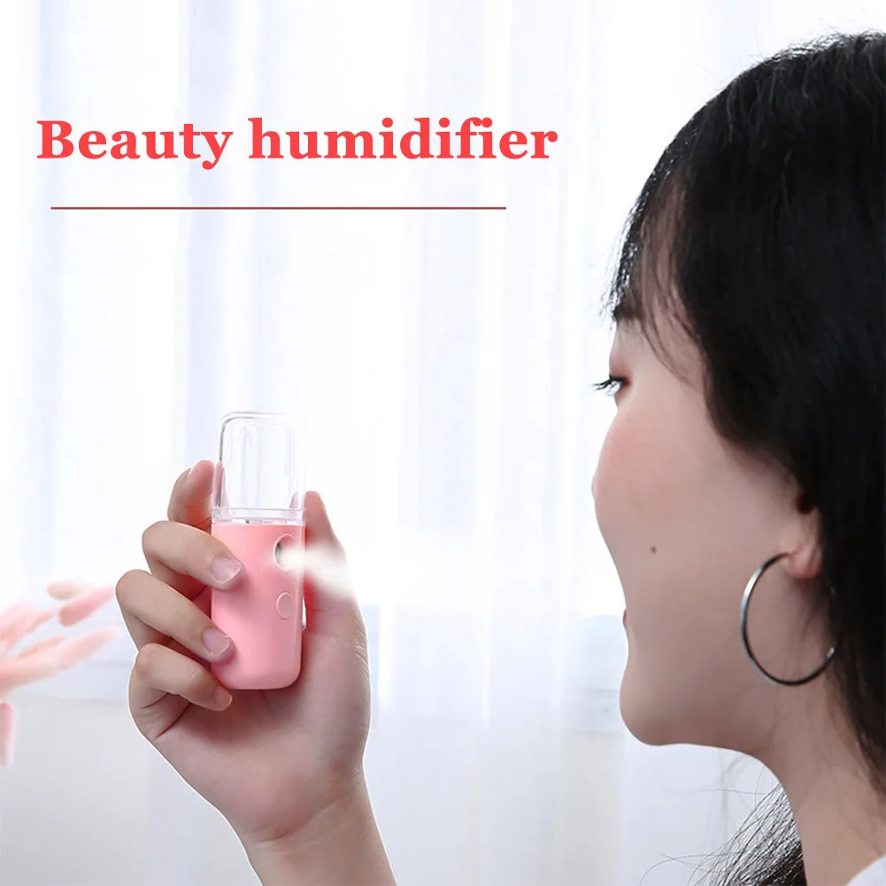30ml Nano Facial Steamer Visual Water Tank USB Rechargeable Portable Face Steamer Handy Hydrating Sprayer for Eyelash Extensions