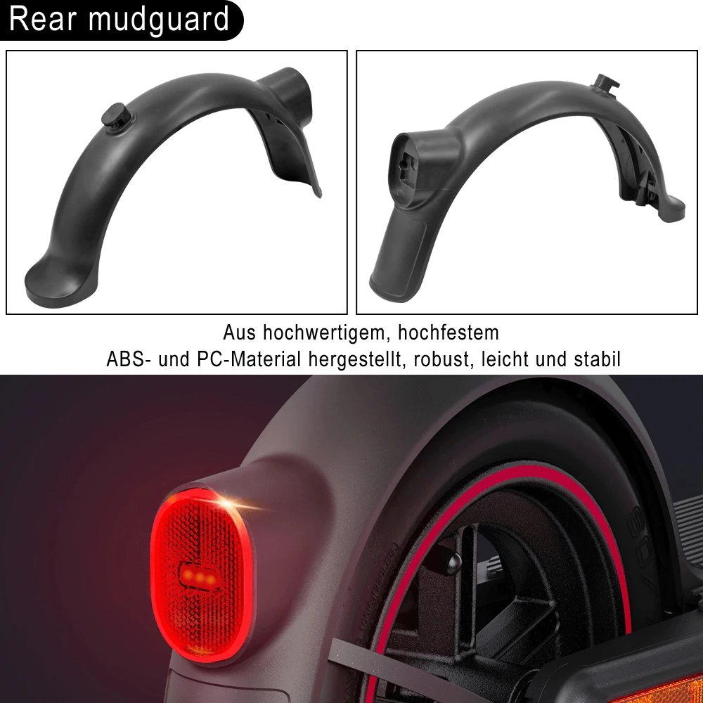 New Rear Fender for Xiaomi E-Scooter 4Pro Electric Scooter Back