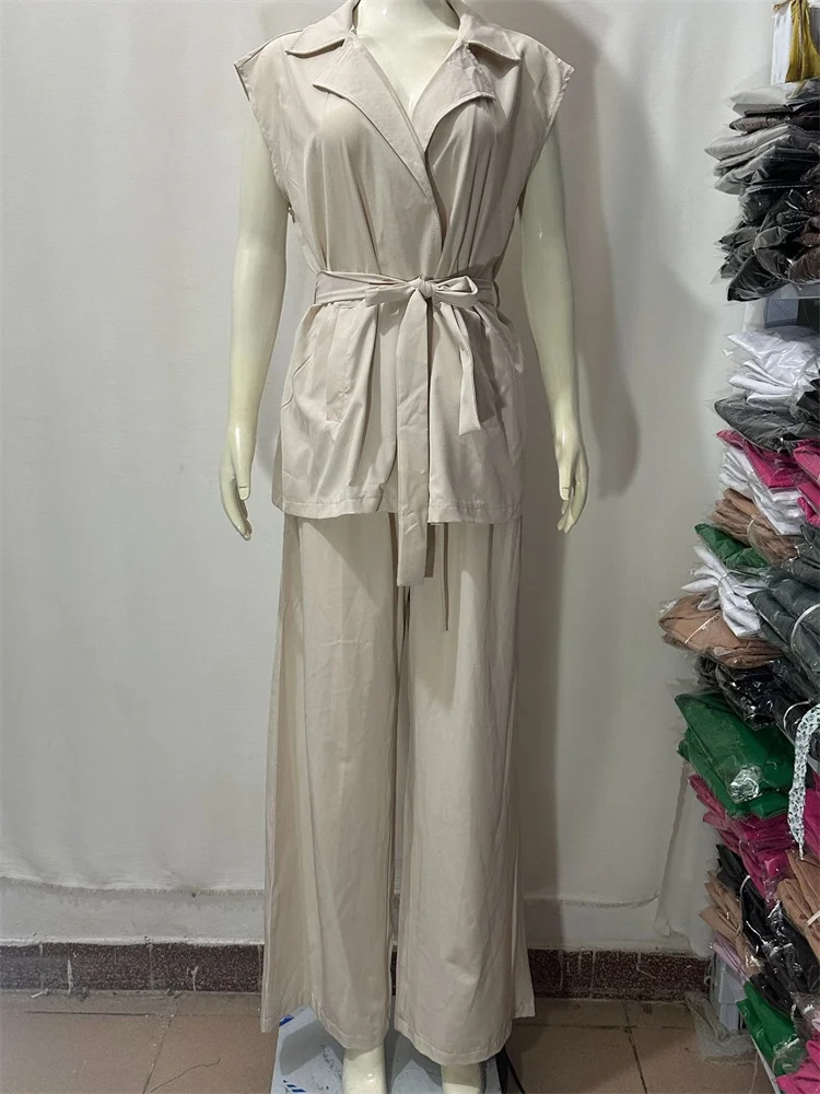 Wmstar Two Piece Set Women Casual Top Pants Sets New in Summer Clothes Outfits Office Lady Matching Sets Wholesale Dropshipping