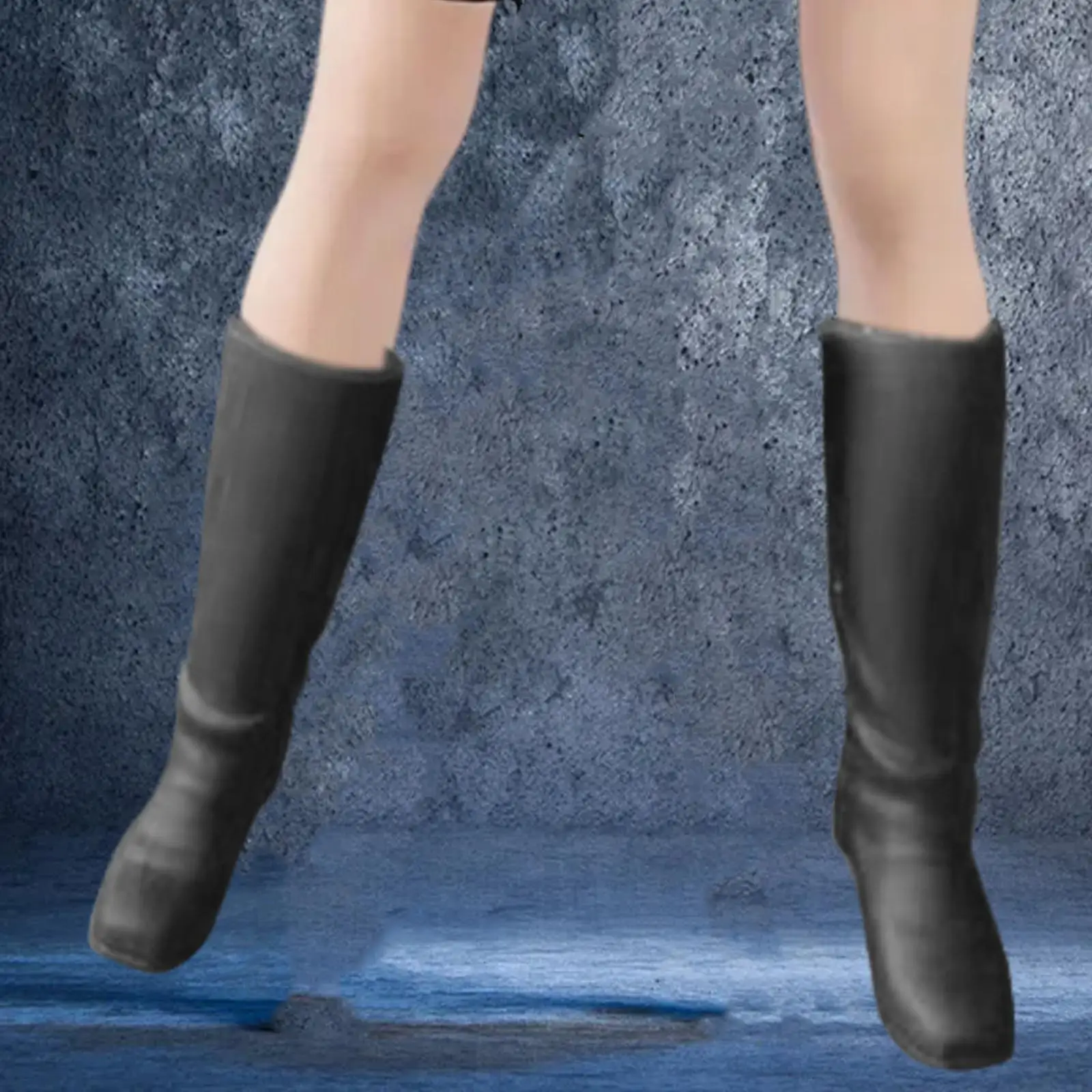 Doll Shoes 1/6 Scale Figure Boots Female Action Figure Scene Photo Prop Knight Boots High Heeled Shoes for Club Supplies Show