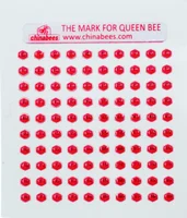 10pcs Beekeeping Bee breeding tool special queen mark number sticker 2