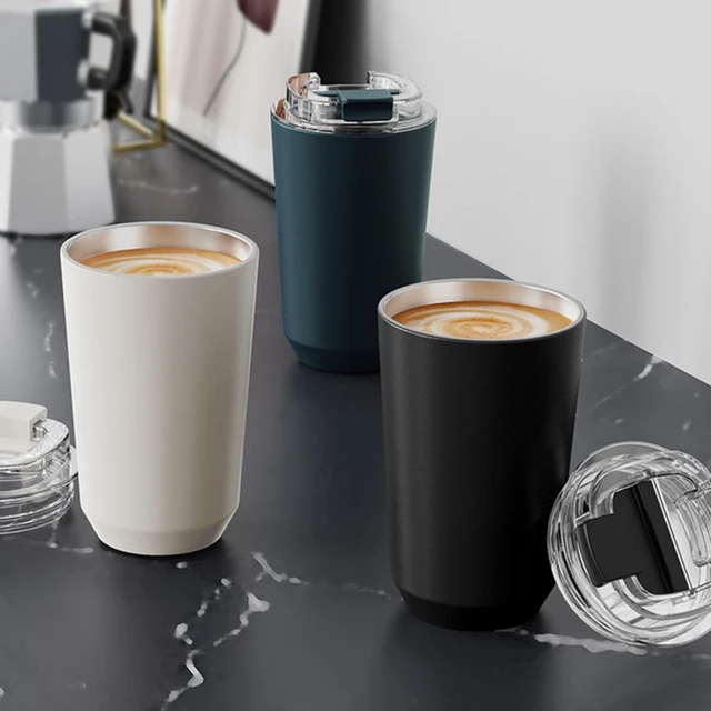 Water Cup Slim Design Travel Mug Durable Stainless Steel Insulated Tumbler  Leak Proof Travel Coffee Mug