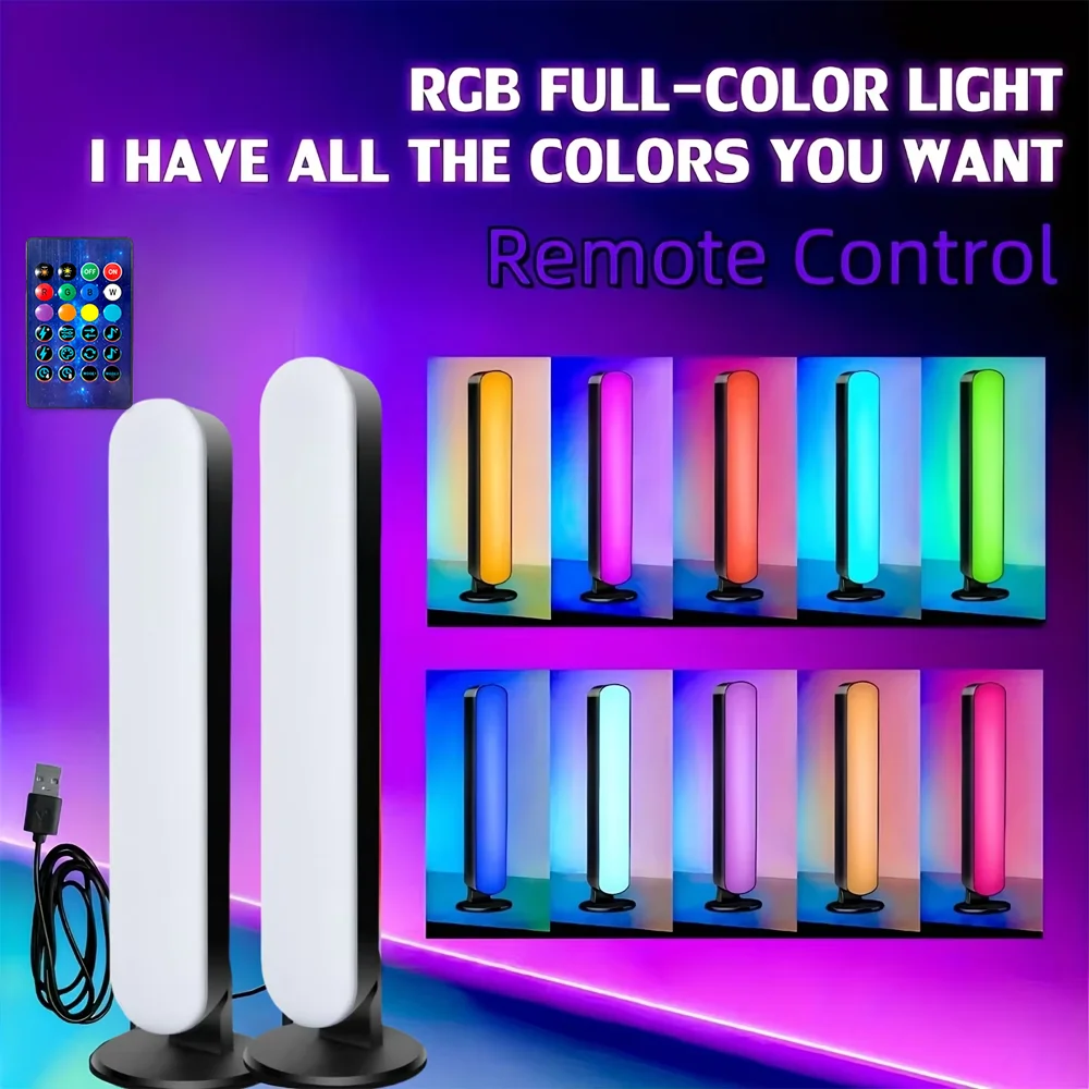 스마트 LED 심포니 사운드 컨트롤 픽업 라이트 RGB 음악 리듬 무드등 (앱..