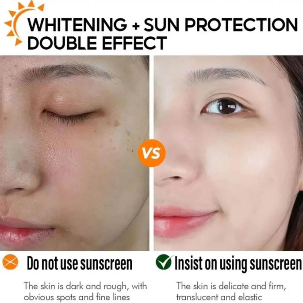 SPF50+ Sunscreen Cream Anti-UV Anti-sunburn Anti-aging Anti-waterproof Anti-sweatproof Refreshing Non Greasy Facial Skincare