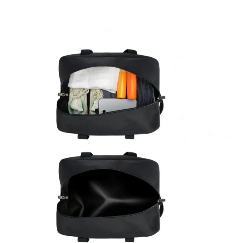 14 Inch Small Gym Bag Lightweight Large Capacity Carry on Bag with Adjustable Length Shoulder Strap Durable Mini Duffle Bag