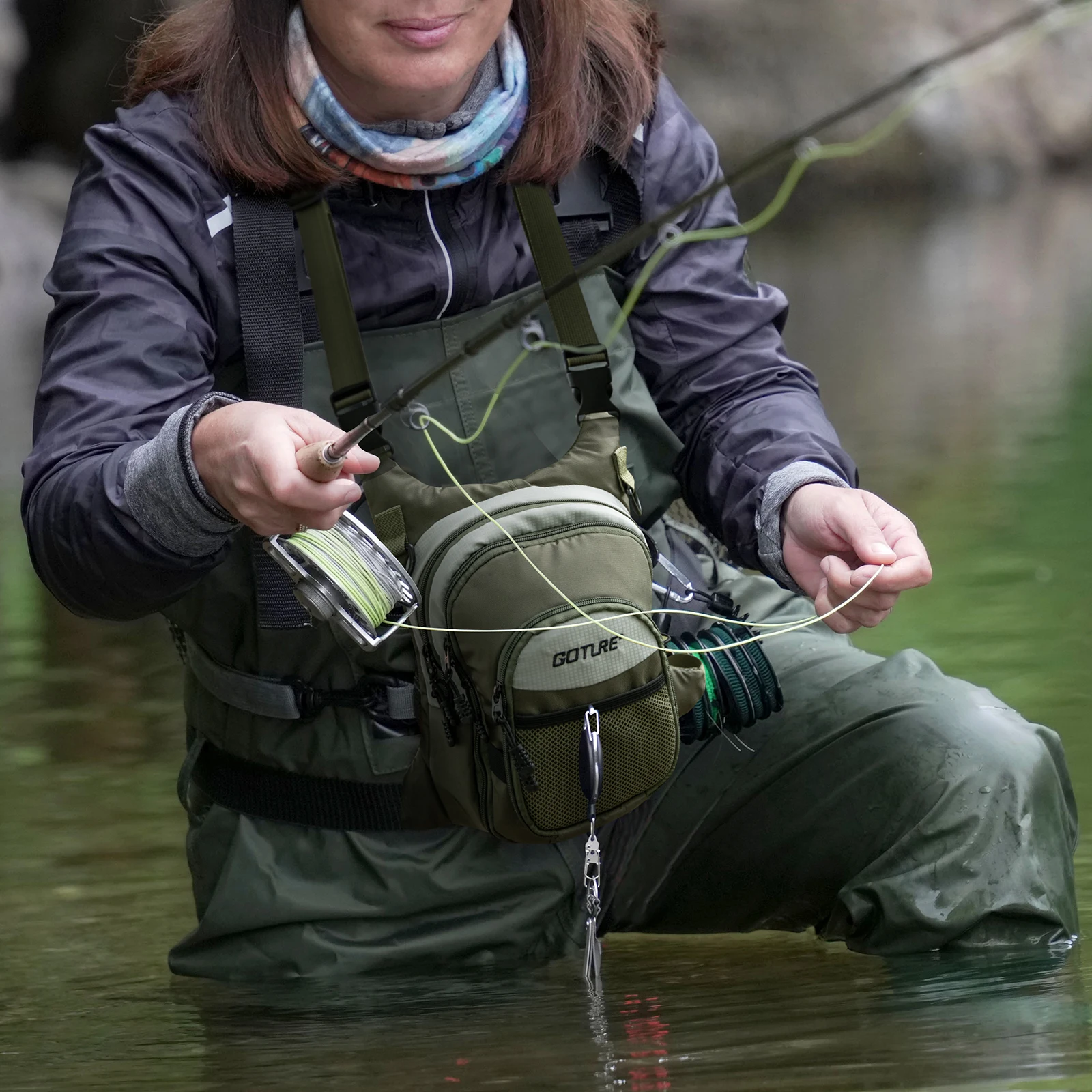 Fishing Net Goture Spinning Fishing Rod Goture Fishing Tackle Bag