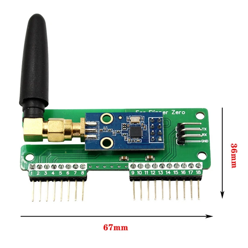 Рисунок 6 - Для Flipper Zero CC1101 модуль