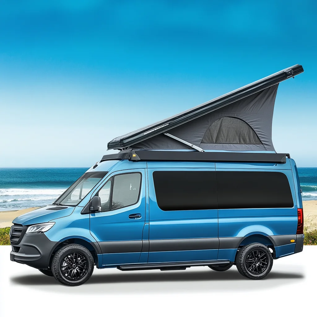 Campervan Conversion Kit Lightweight Rooftop Tent Carbon Fiber