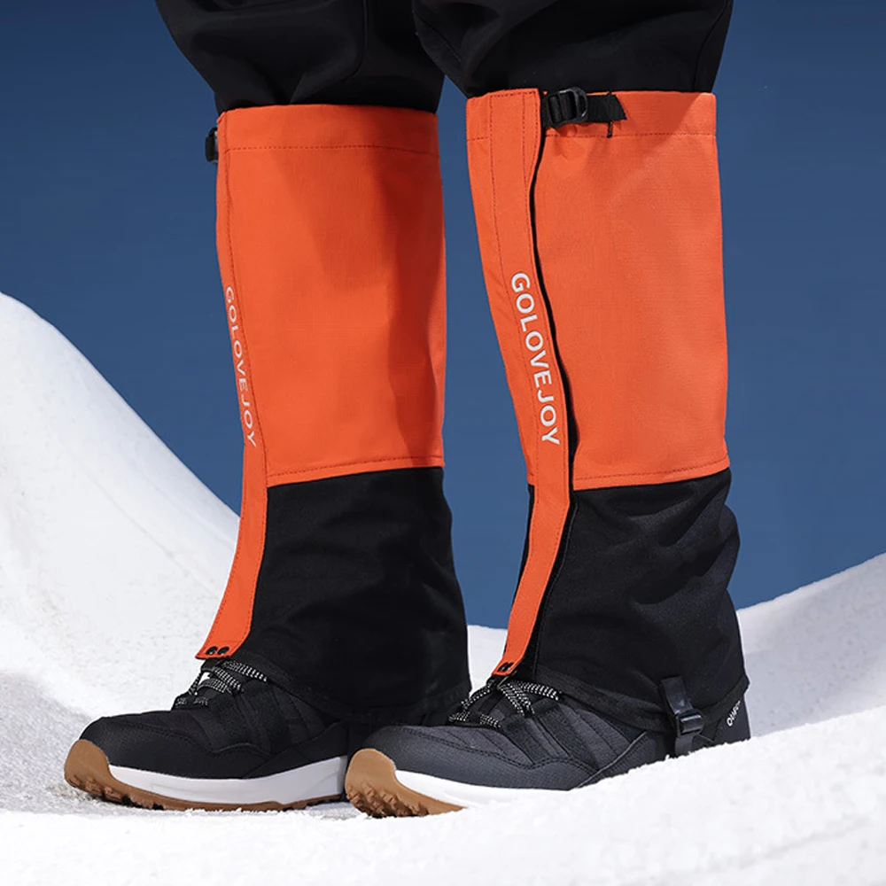 Waterproof Snow Gaiters Winter Outdoor Shoes Protective Leg Covers for Snowboarding Mountaineering Skiing
