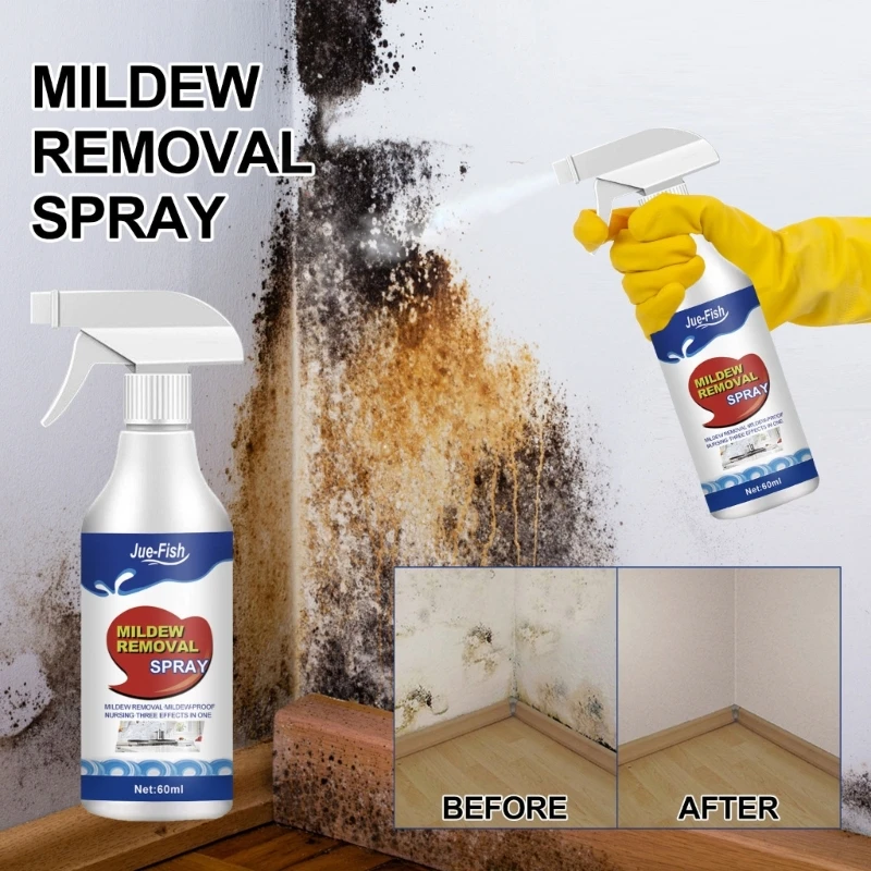 1pc 60ml Anti Mildew Cleaning Foam Spray Effective Deodorizing