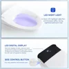 Smart Toilet, Bidet Built in And Toilet with Heated Seat, Automatic Flush, Dryer, Night Light, Digital Display, Toilet Smart 5