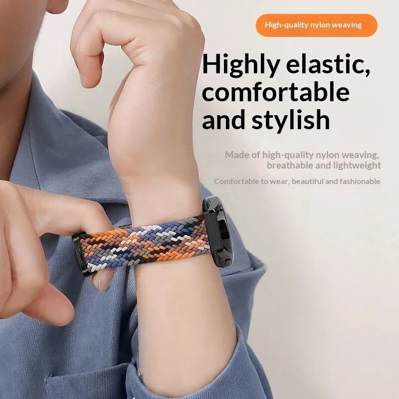 Magnetic Nylon Breathable Braided Sport Watchband Bracelet Accessories