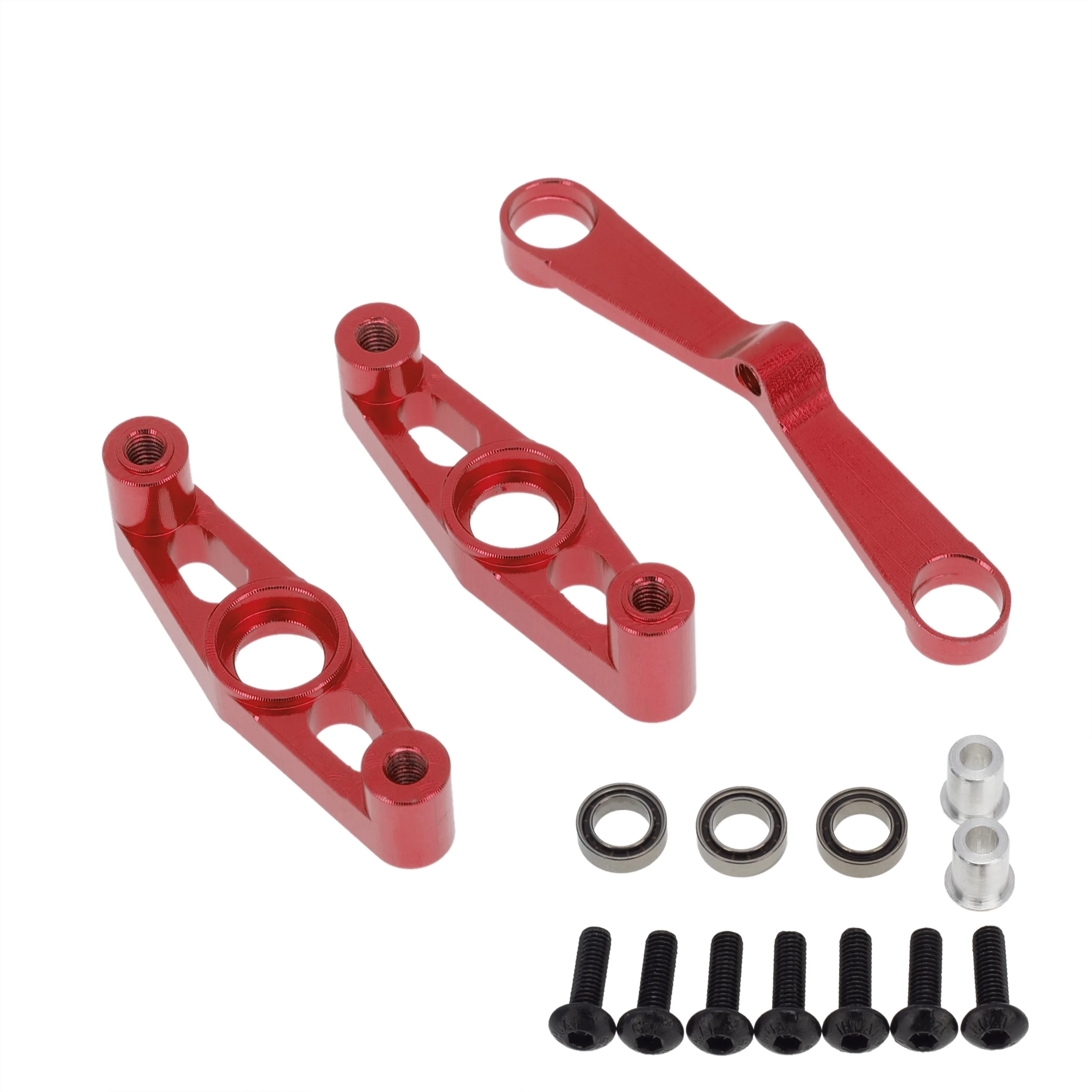Tamiya TT01 Set completo di parti di aggiornamento in metallo K albero motore CVD Braccio sospensione Diff Cup Sterzo per TT01 1/10 RC Car  26