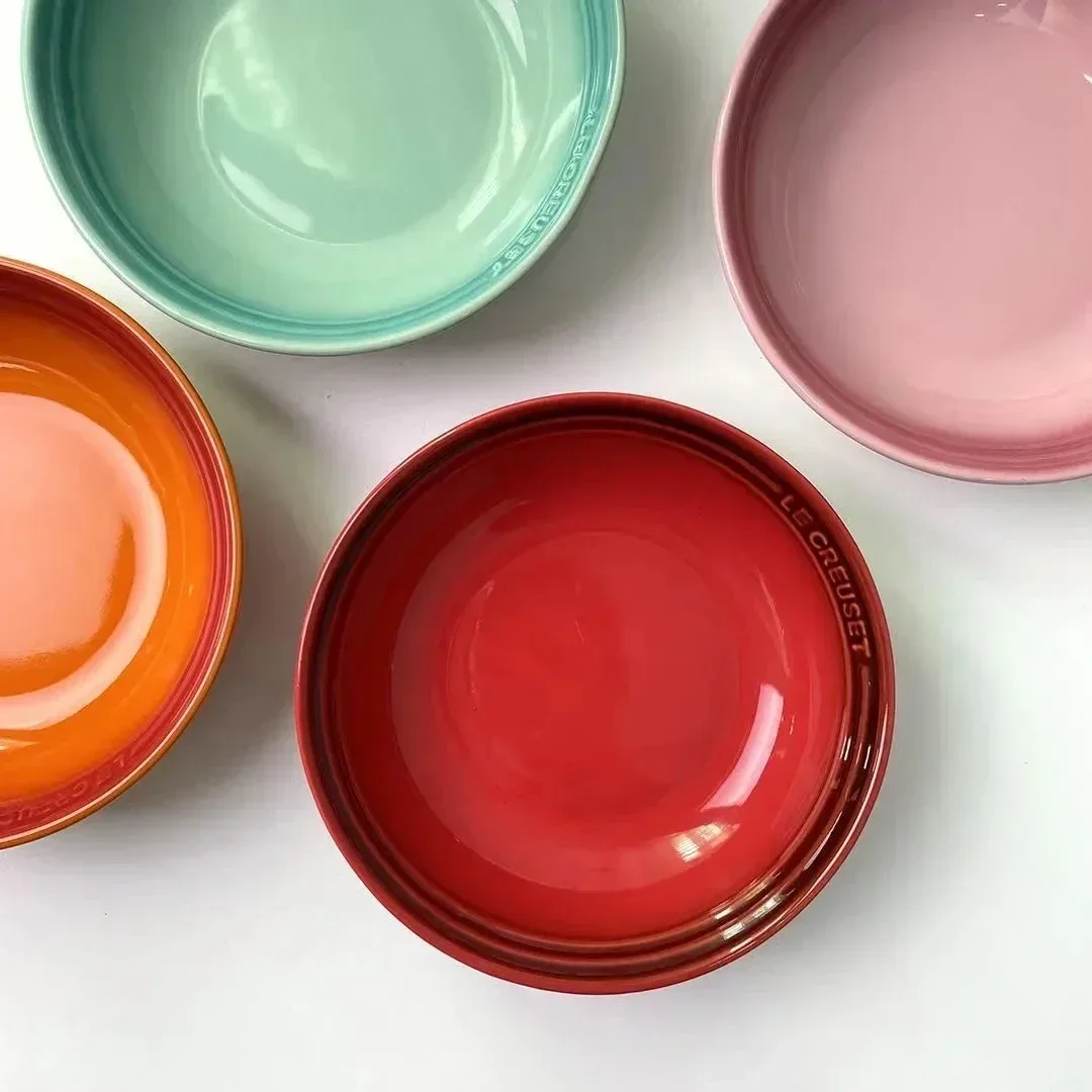 Ceramic Dinner Plate Porcelain Soup Bowl Dessert Salad Food Dish Kitchen Serving Tray 1 Pack