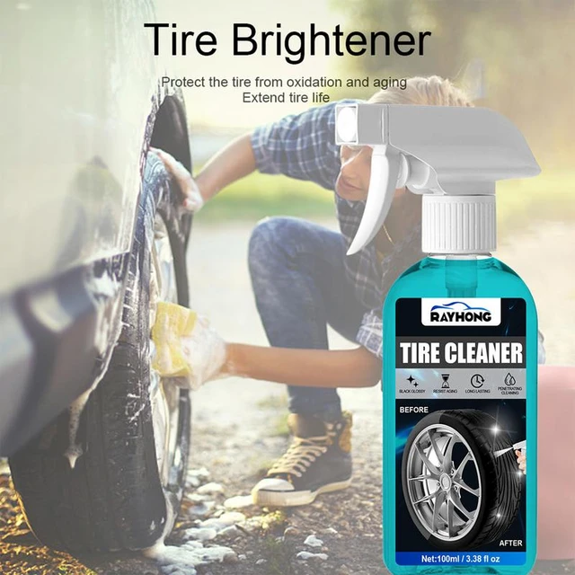 Tire Wheels Cleaner Tire Shine Dressing Coating For Cars Tires Bumpers Tire  Shine Cleaner Spray Interior Cleaning For tire - AliExpress