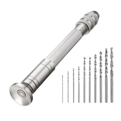 Mini Hand Drill for Precision Woodworking and Watch Repair (11pcs set)