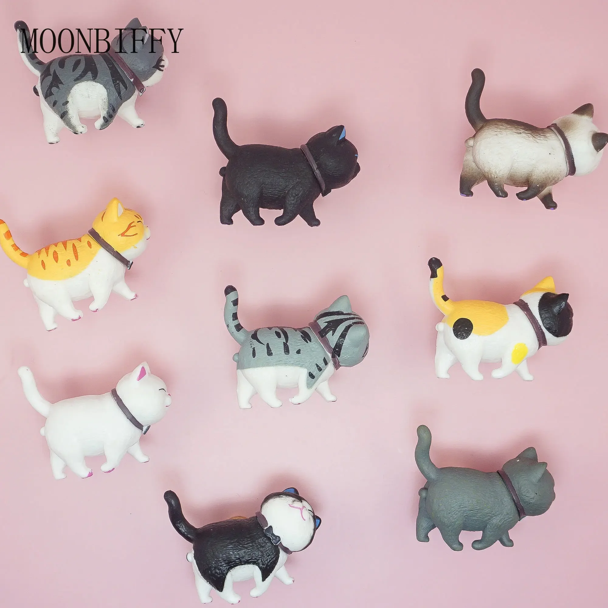 Cute Cartoon Cat Cabinet Knobs Creative Kids Room Rotatable Handles Faça Você Mesmo Resina Brass Furniture Handles Cartoon Furniture Hardware