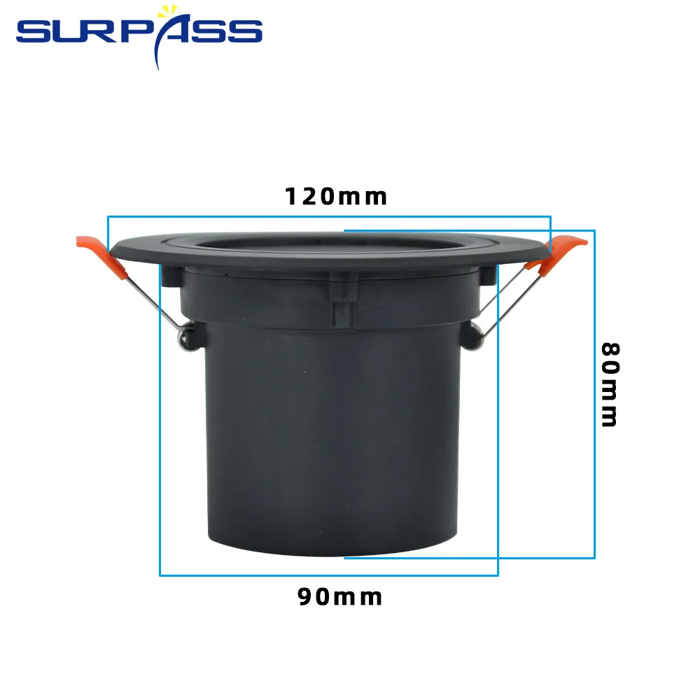 3'' Ceiling Home Speaker 10W Moisture-proof Full Range Music Speaker with Cover Fashion Home Audio System for Kitchen Bathroom