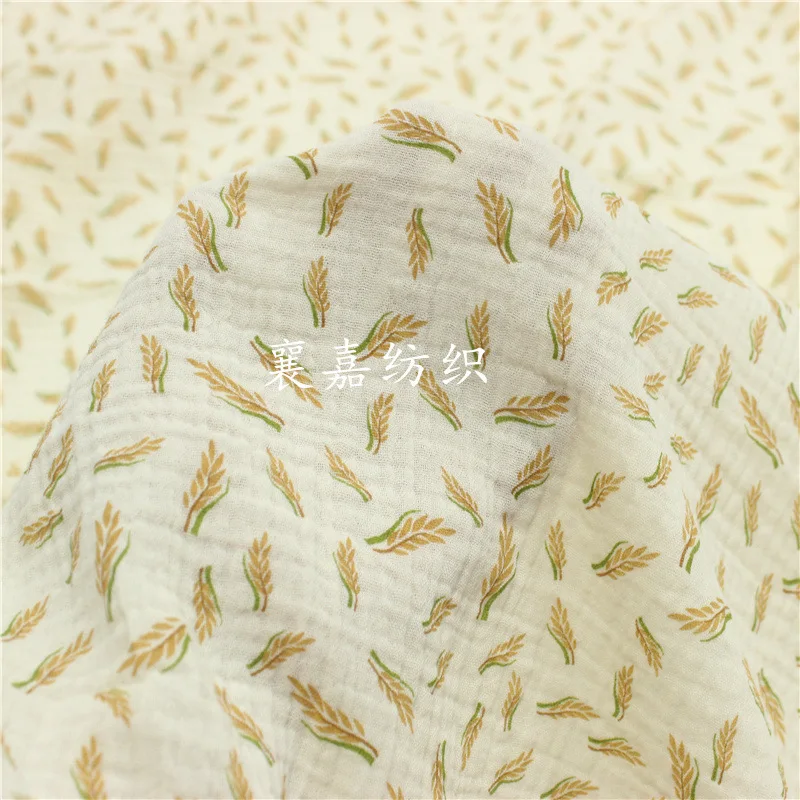 

500X135CMCotton Double Gauze Baby Blanket Bib Home Clothes Pajamas Fabric