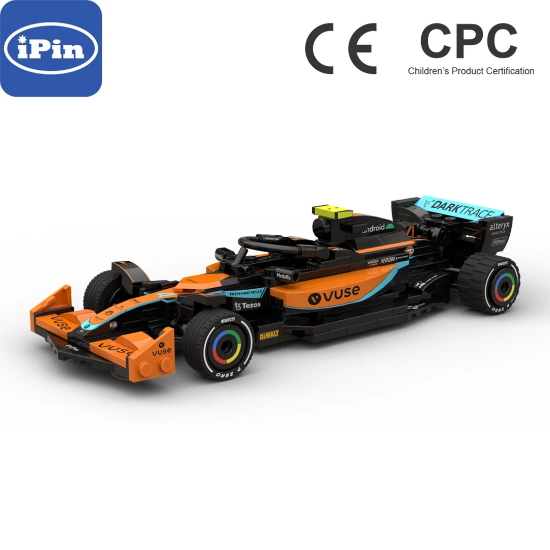 

MOC-107281303PCS Mini F1 Formula автомобильный строительный блок DIY технология сборки электронный рисунок без наклейки