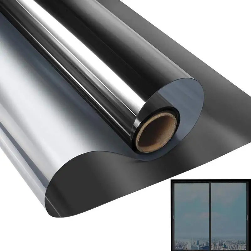 

Sliding Door Film Single Way Window Film For Privacy Protection Sun Blocking Window Stickers For Living Room Bedroom Study Room