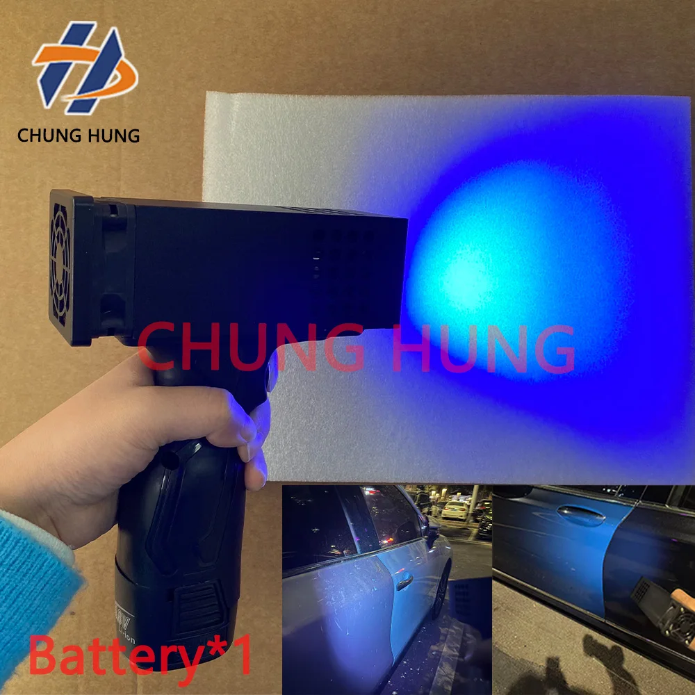 หลอดไฟยูวีแบบพกพาพลังงานสูงสำหรับการบำรุงรักษารถยนต์ การพ่นสีแผ่นโลหะ การอบแห้งหมึกด้วยแสงยูวี 1