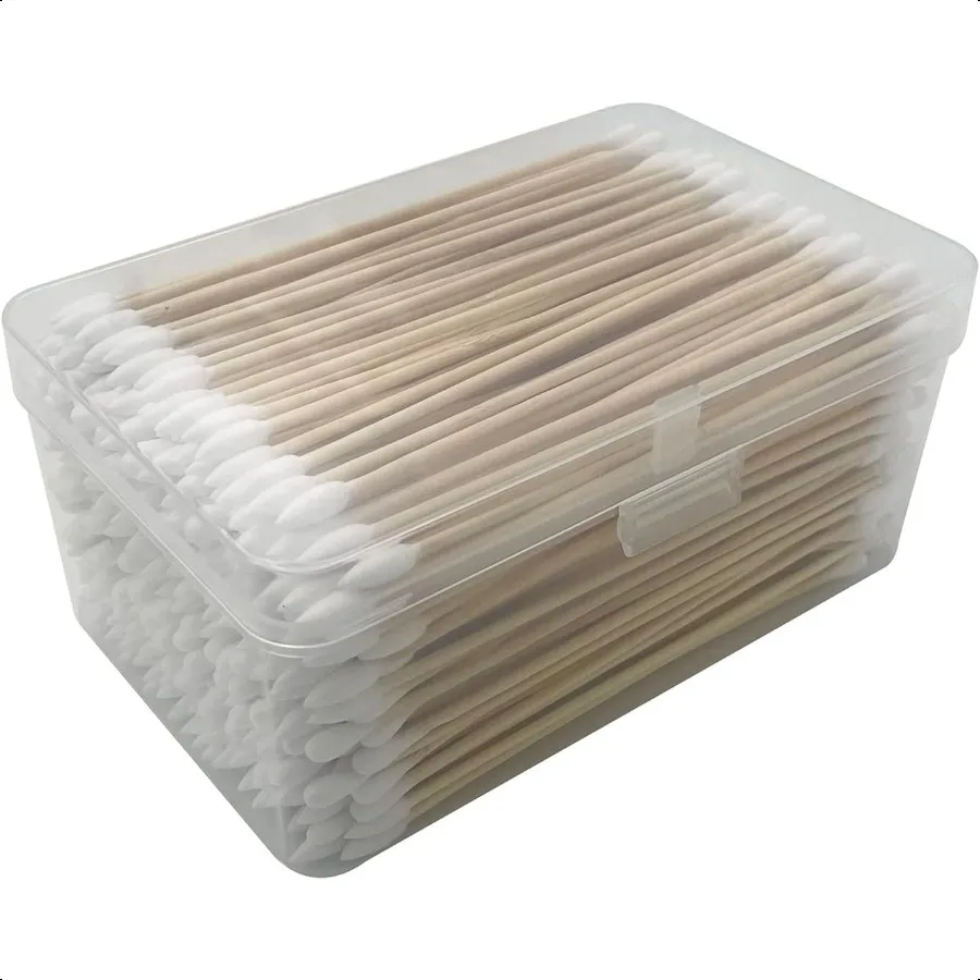 Gun Cleaning Swabs Cotton Tipped Applicators Storage Box