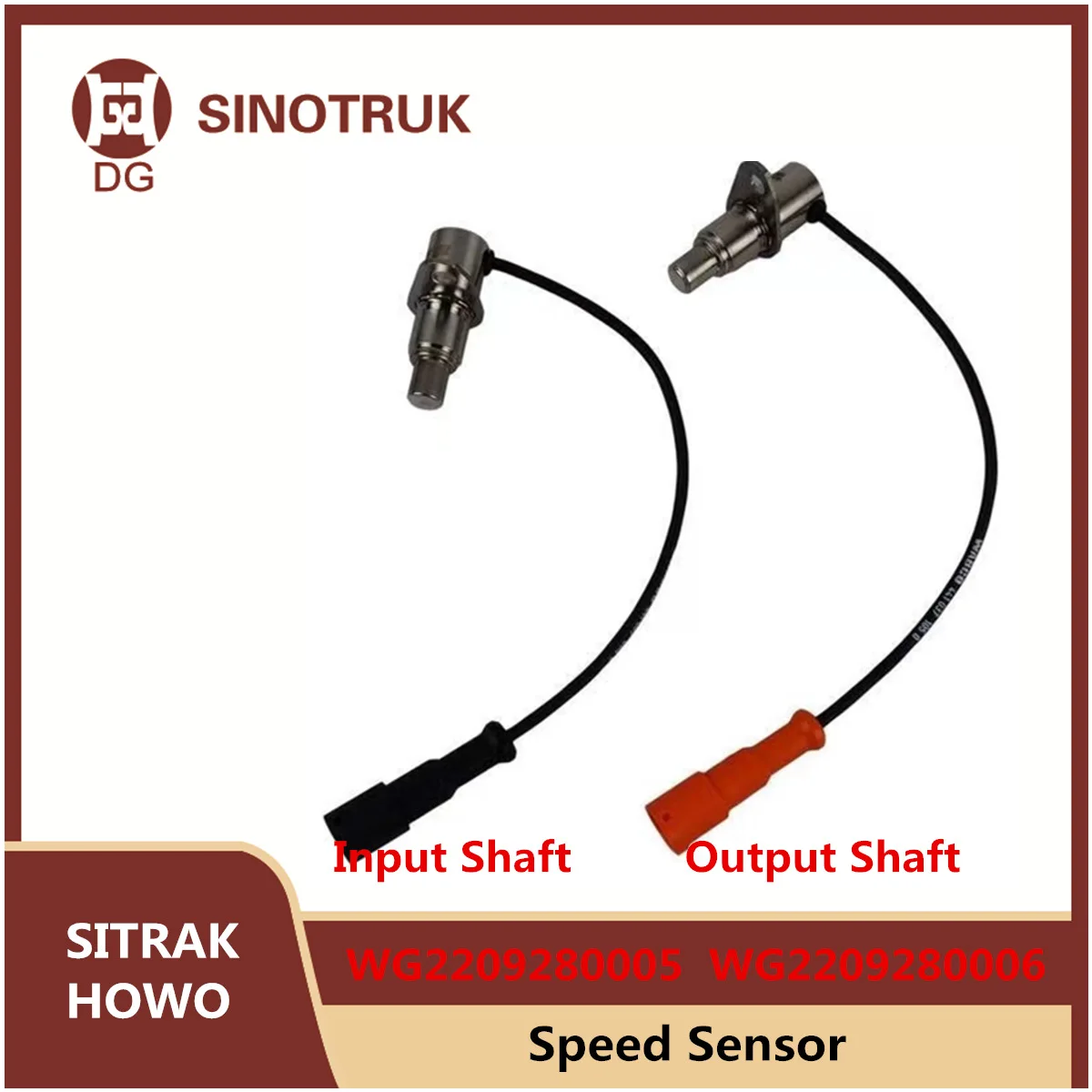 

Speed Sensor Input Shaft WG2209280005 Output Shaft WG2209280006 For SIONTRUK SITRAK HOWO A7 T7H AMT Automatic Gear Gearbox Part