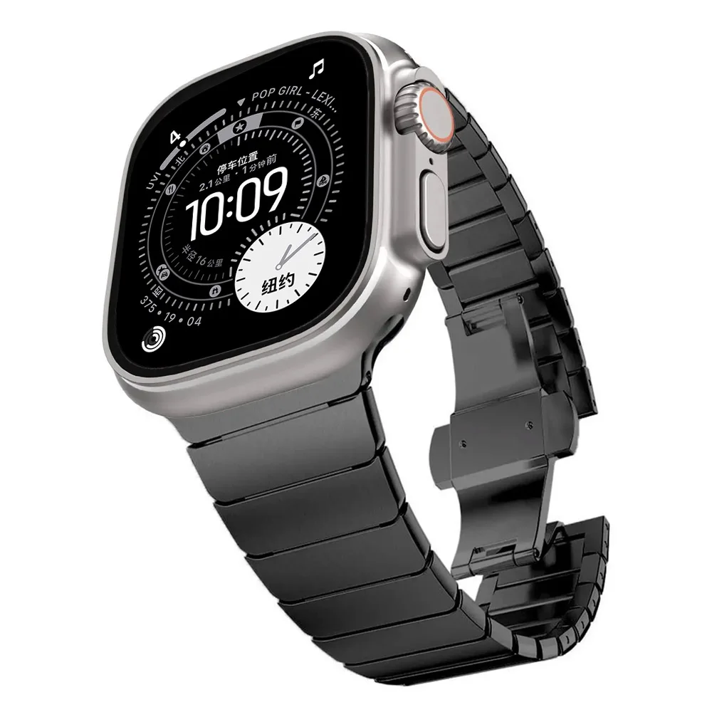 Sleek Stainless Steel Metal Strap