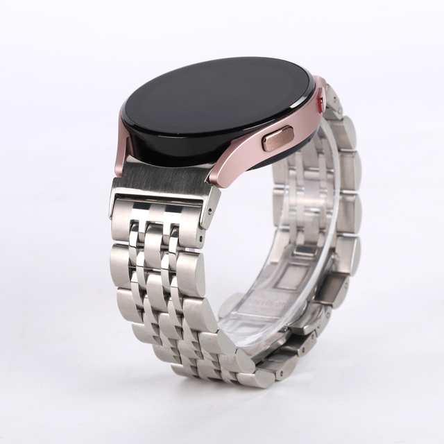 Gaps Metal Band For Samsung Galaxy Watch 4 Strap 40 44mm Curved end Stainless Steel Bracelet Galaxy Watch 4 Classic 46mm 42mm