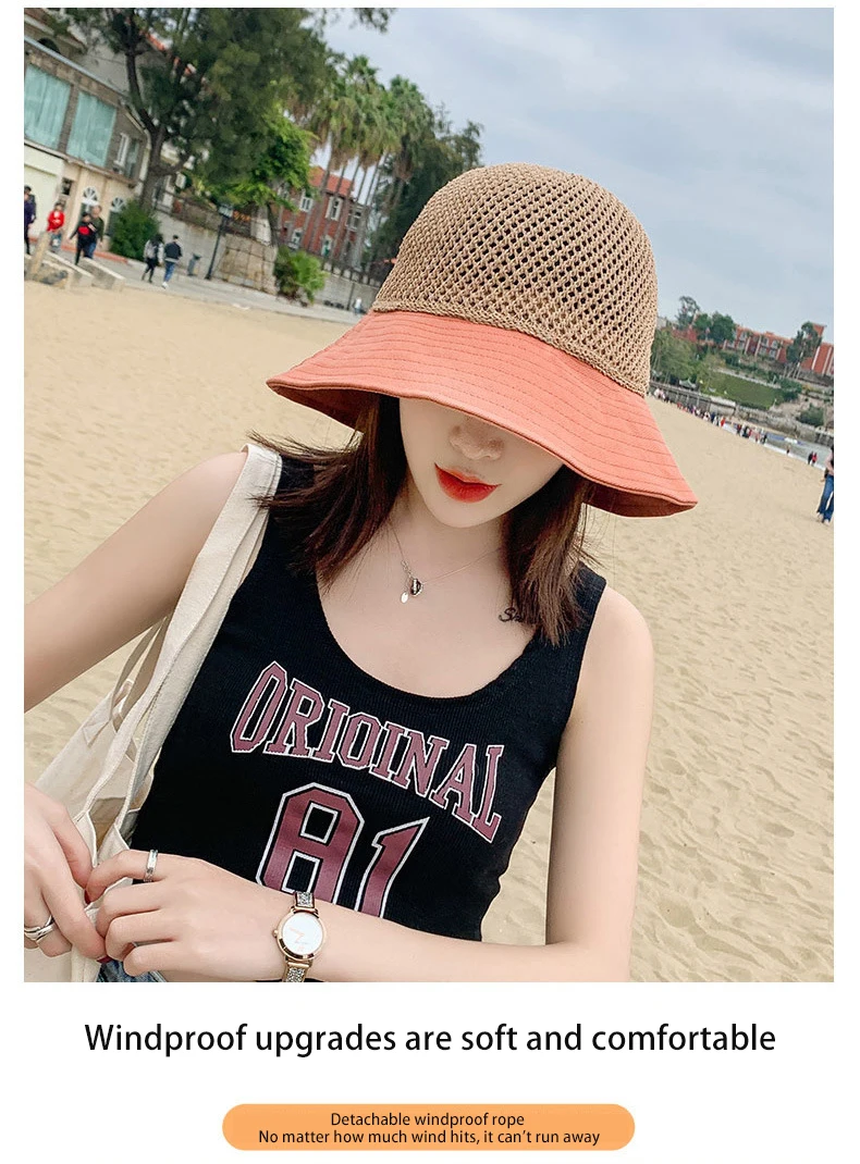 Vânzare fierbinte nouă în primăvara și vara pentru copii la modă cu găleată pliabilă cu arc pentru soare cu protecție solară_voghion.com