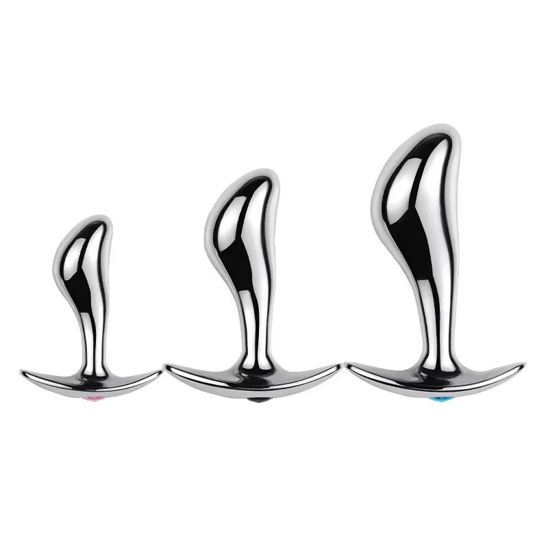 Metal Prostate Massager Anal Plug P-spot Stimulator For Men Women_voghion.com
