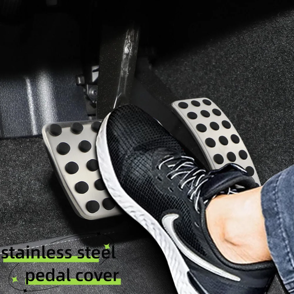 Pédales De Frein Et Accélérateur Métal Pour Mercedes Classe A/B/GLB - Accessoire De Style Et Protection