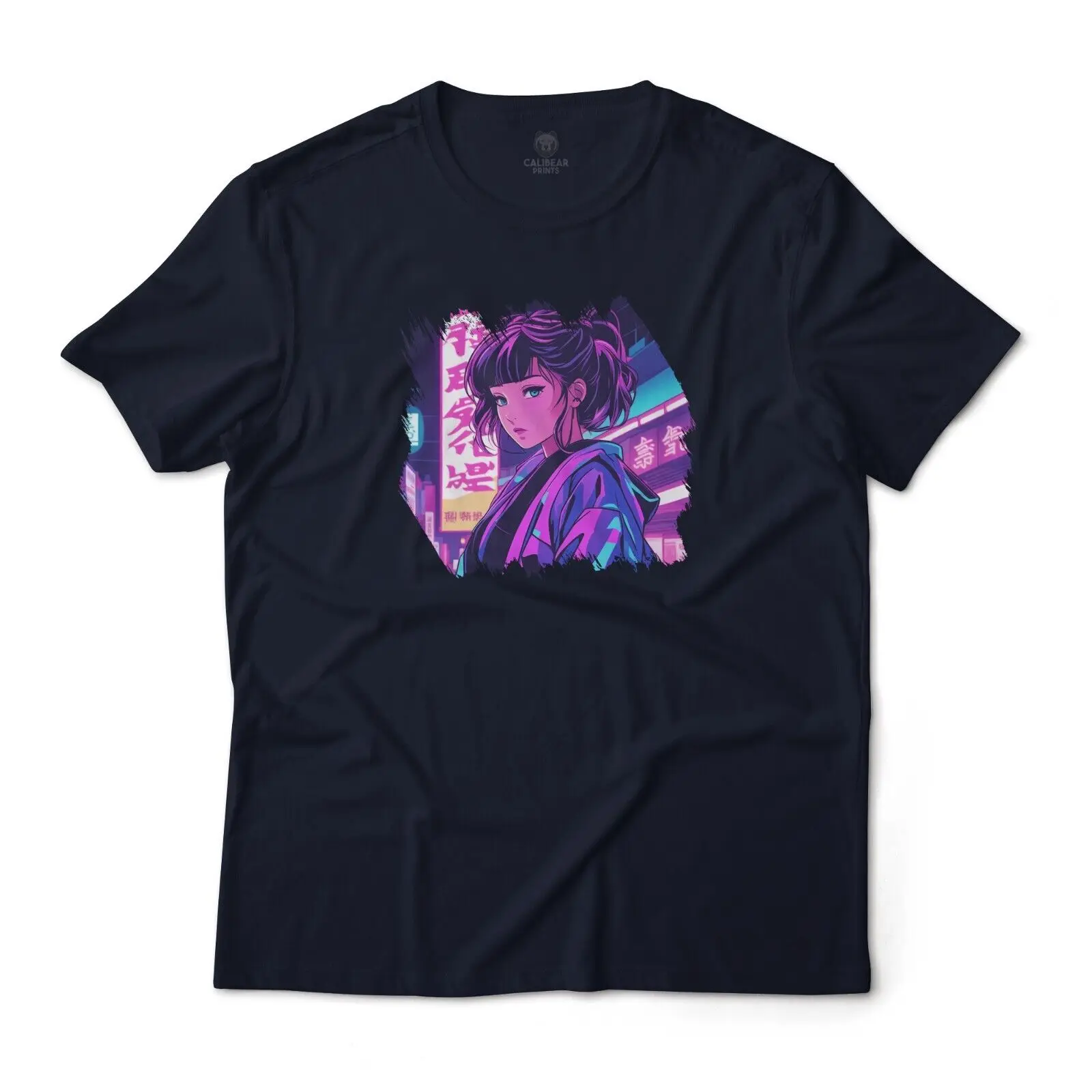 

Футболка унисекс с изображением девушки ночного рынка Vaporwave