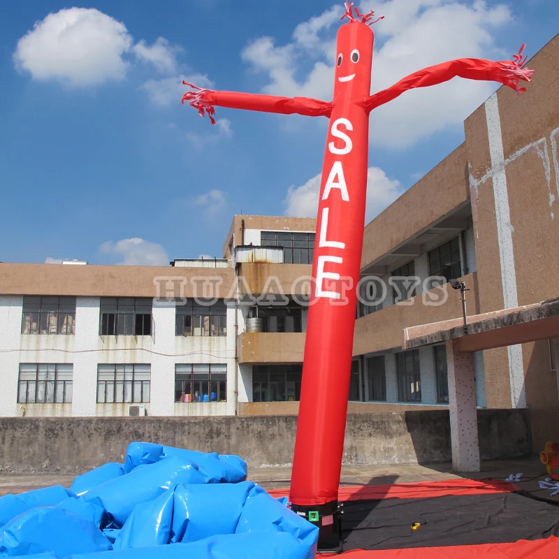 custom color 6m air dancer tube man,advertise outdoor one single leg dance dancing man,inflatable sky dancer 3