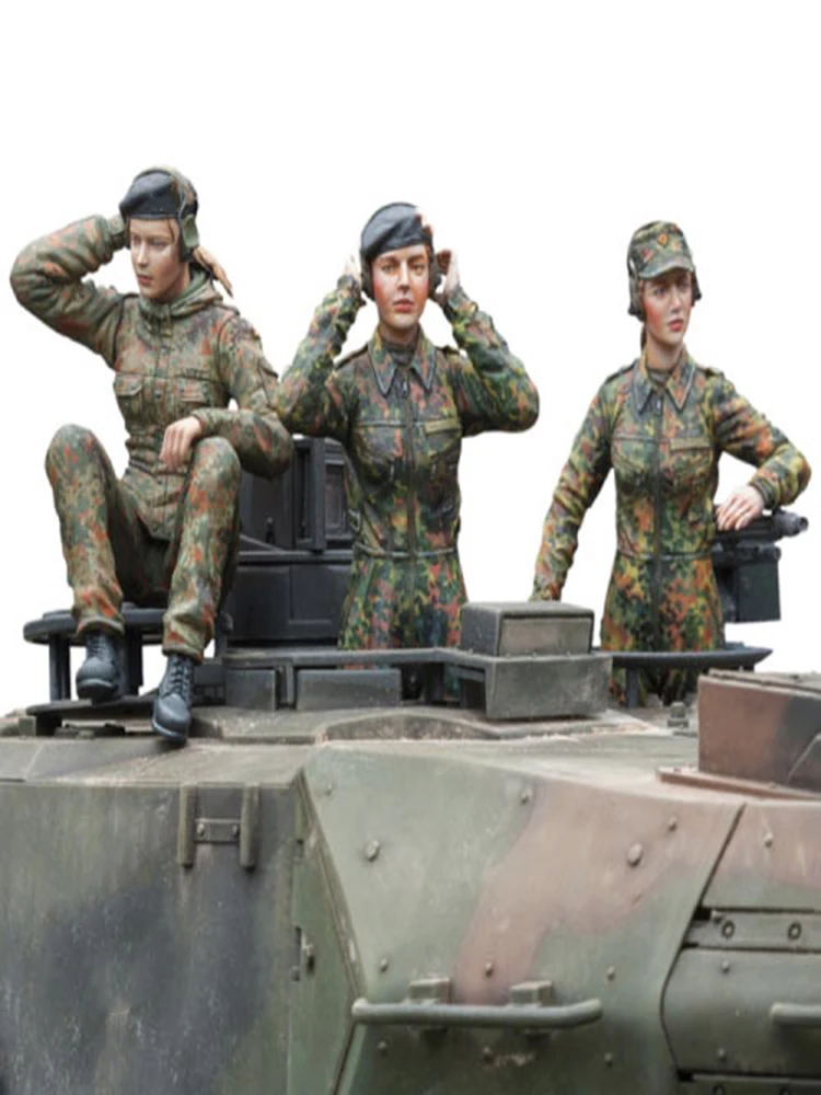 

Новинка, несобранный 1/16 120 мм, Женский Танк, экипировка, набор из смолы, игрушки «сделай сам», Неокрашенная модель из смолы