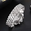 PLADEN 2023 New Watch For Men Luxury Brand Stainless Steel Quartz Wristwatch Fashion Automatic Date Speed Chronograph Man Clock 4