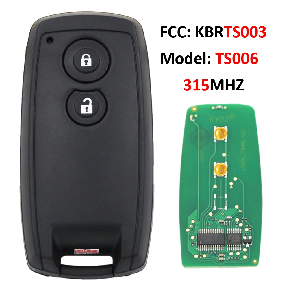スエーデン　電鍵 Ecusells 2/3 Button Smart Remote Car Key 315Mhz ID46 Chip