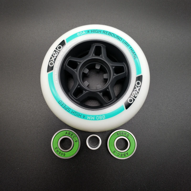 Roller Skating Wheels 80mm 80A 80x24mm 8wheels/lot