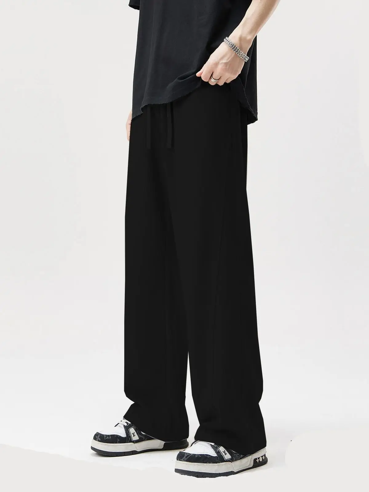 Description Picture 5 of item6 Colors NWT 2024 Classial Soft Fleece Jogger Naked-Feel Athletic Fitness Pants Women Stretchy High Waist Gym Sport Tights