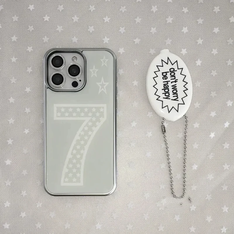 Lucky Number Seven Korean Minimalist Phone Case