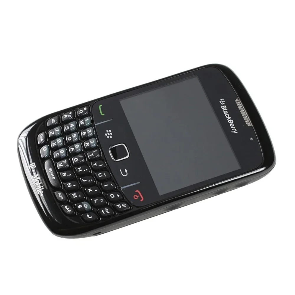 Original Blackberry Curve 8520 2G Mobile Phone 2.46'' 2.0MP QWERTY Keyboard WiFi Bluetooth 512MHz BlackBerry-OS SmartPhone 2